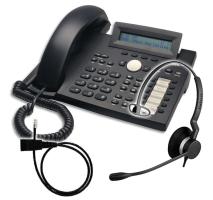 SNOM 320 + Jabra BIZ 2300 Mono + Adapterkabel 8800-00-25