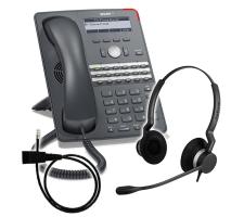 SNOM 720 + Jabra BIZ 2300 Duo + Adapterkabel 8800-00-25