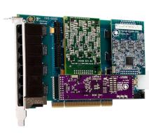 Digium HA8-0000BLF Hybrid Basiskarte PCI 8 Ports + HW EC