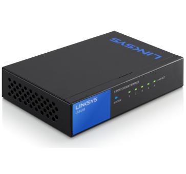 LINKSYS LGS105 5x 10/100/1000Mbps Gigabit Switch
